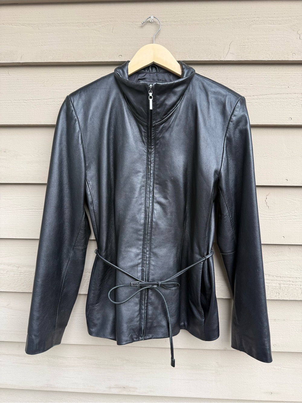 MiX It Genuine Lambskin Leather Jacket — Size M
